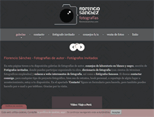 Tablet Screenshot of florenciosanchez.com